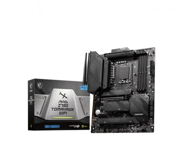 MSI MAG Z790 Tomahawk WIFI - Bundkort - ATX - LGA1700 sokkel - Z790 Chipset - USB-C 3.2 Gen 2x2, USB 3.2 Gen 2, USB 3.2 Gen 1, USB-C 3.2 Gen2 - 2.5 Gigabit LAN, Wi-Fi 6E, Bluetooth - onboard grafik (CPU påkrævet) - HD Audio (8-kanaler)