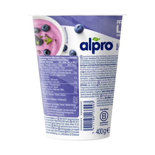 Alpro Soja-Joghurtalternative Heidelbeere VEGAN