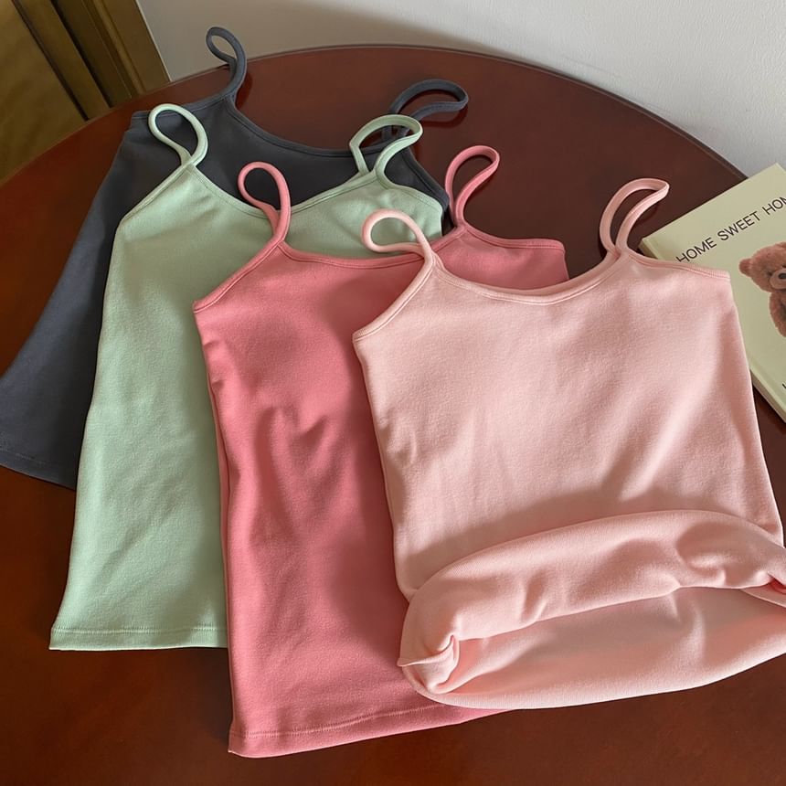 Edise - Effen gewatteerde gebreide crop top