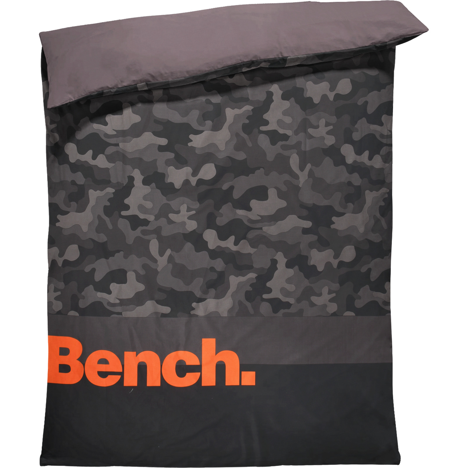 Bettwäsche Renforcé camouflage dunkelgrau