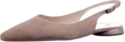 Hogl 1-100102-19000 maat 8.5 Slingbacks v taupe Calandschoen