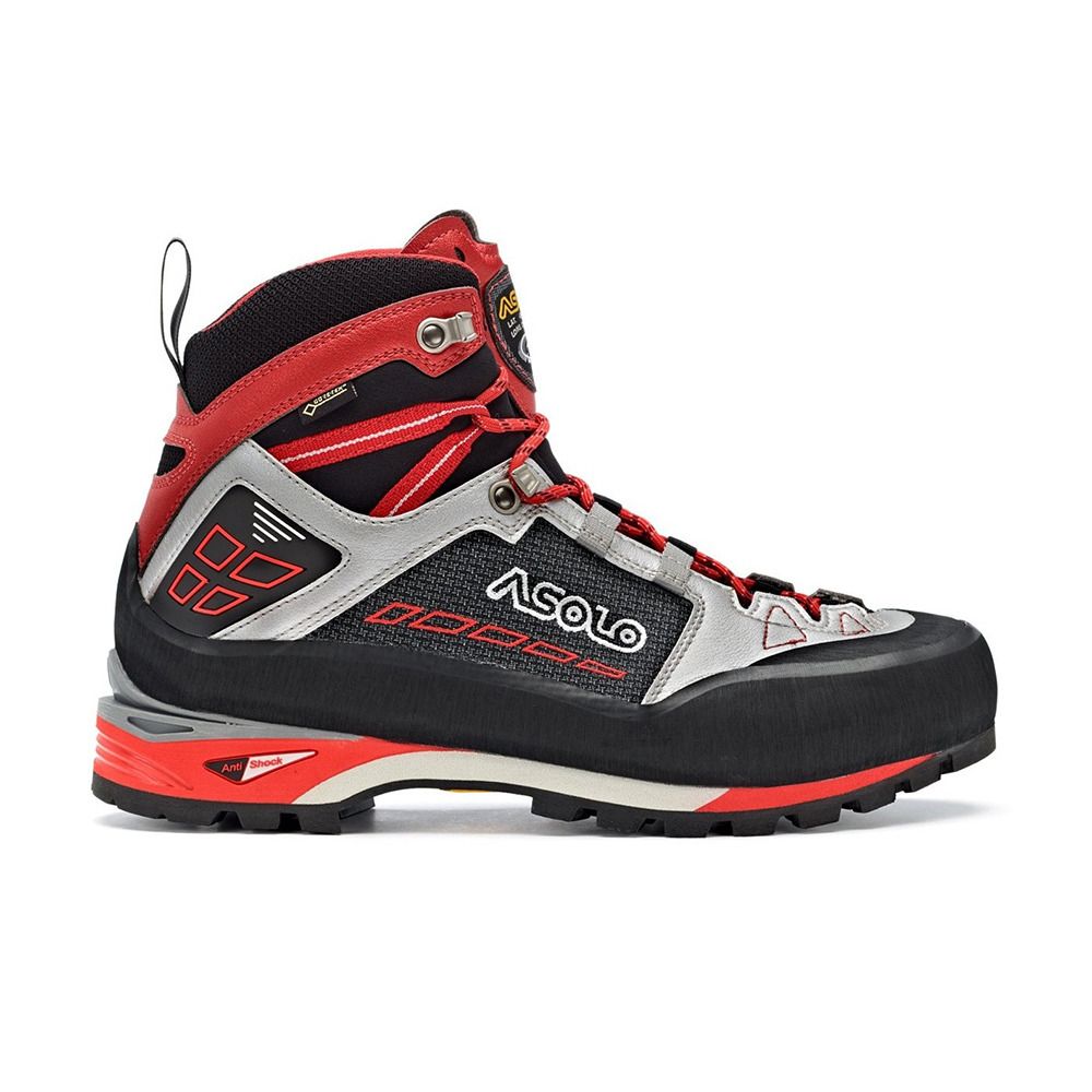 Asolo FRENEY MID GV - Chaussures alpinisme Homme nero/argento