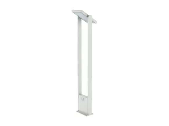 POPA Spot à énergie solaire blanc 100 cm 4000K Luminaire de jardin Beneito Faure