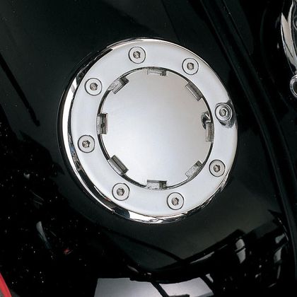 Bouchon de réservoir Kuryakyn Flush mount non ventilé Universel - Gris