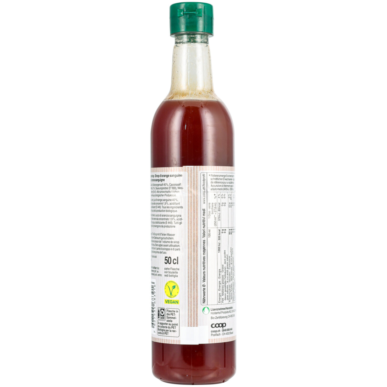 Naturaplan Bio Sirup Blutorange -50cl