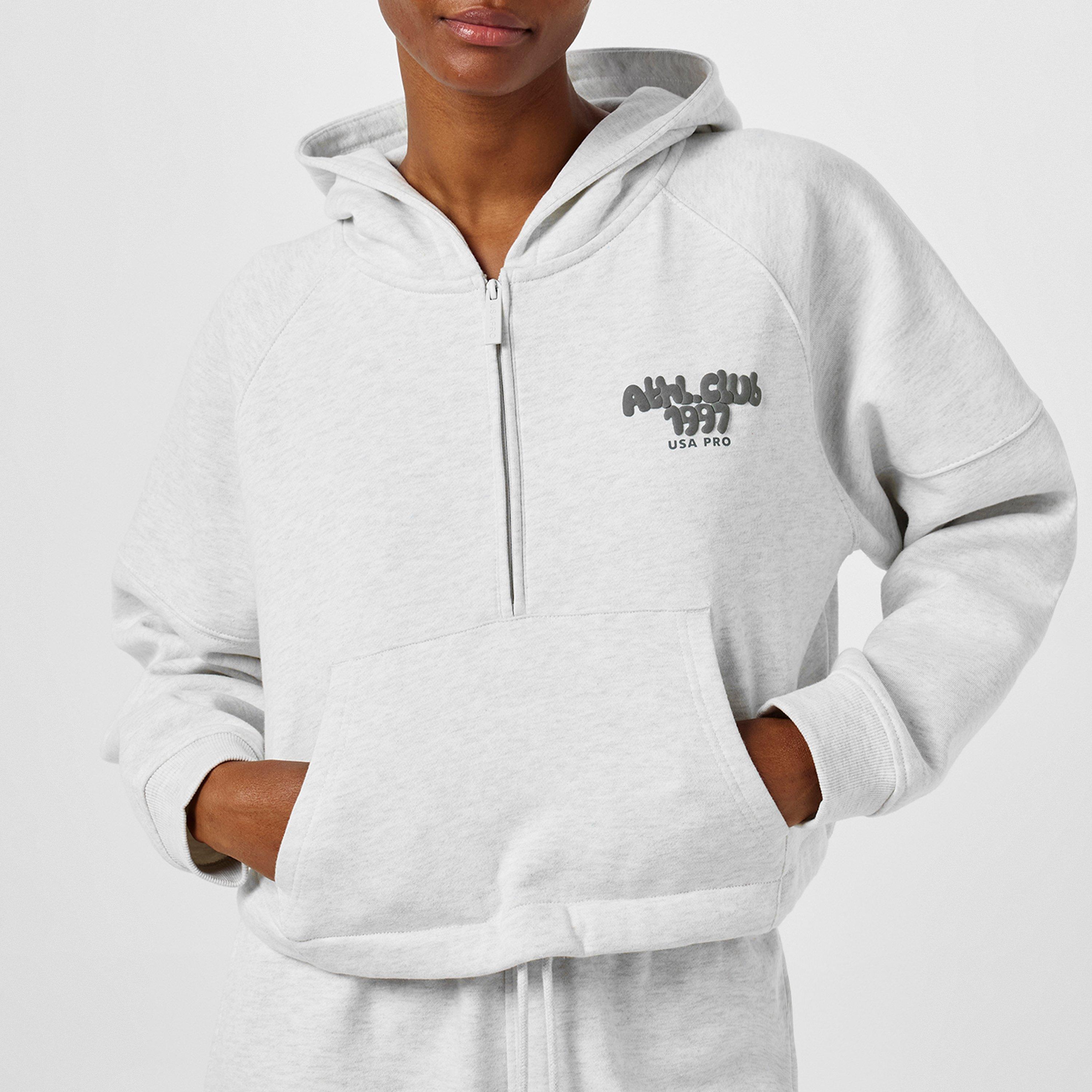 USA Pro USAPro Oversized half Zip Fleece Top