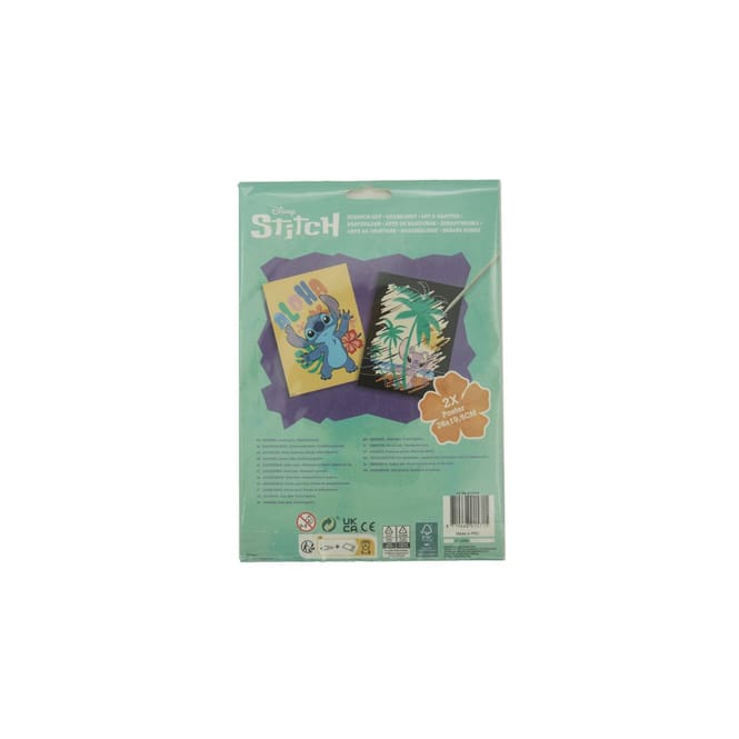 Disney Stitch - 2 Kratzposter - ca. 26 x 19,5 cm
