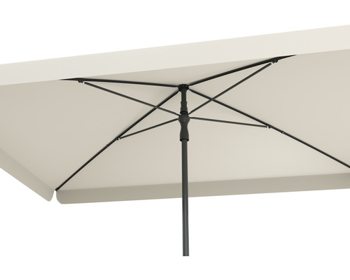 Soluna Cannes Push Up Parasol 140 x 210 cm Polyester (PES) ecru