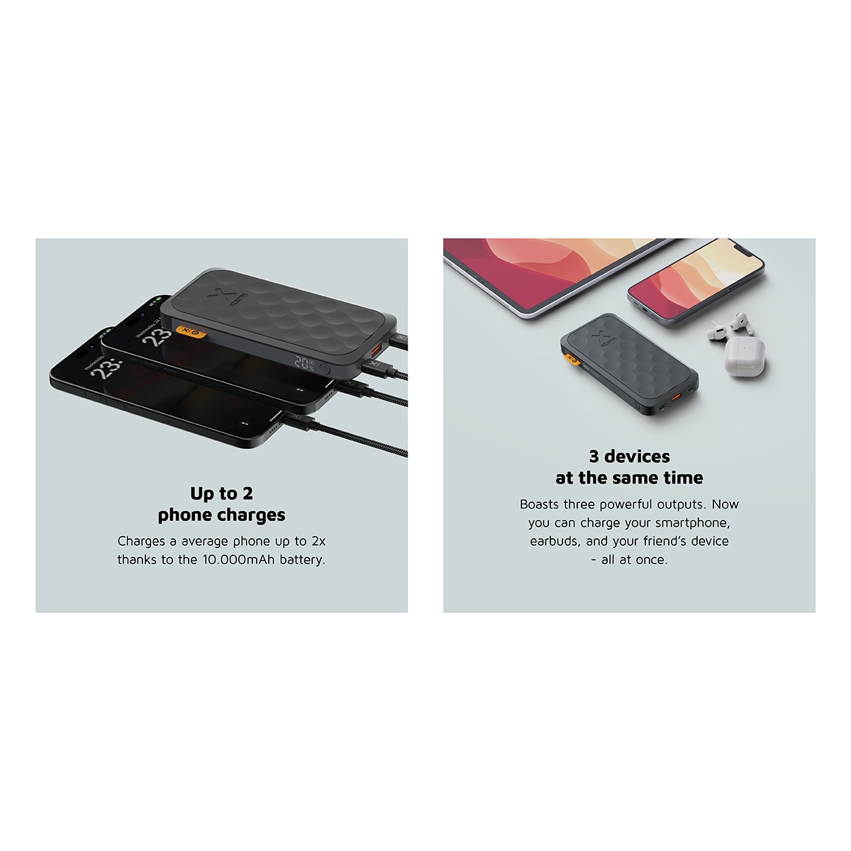 Xtorm 20W Fuel Series 10000mAh powerbank (sort)