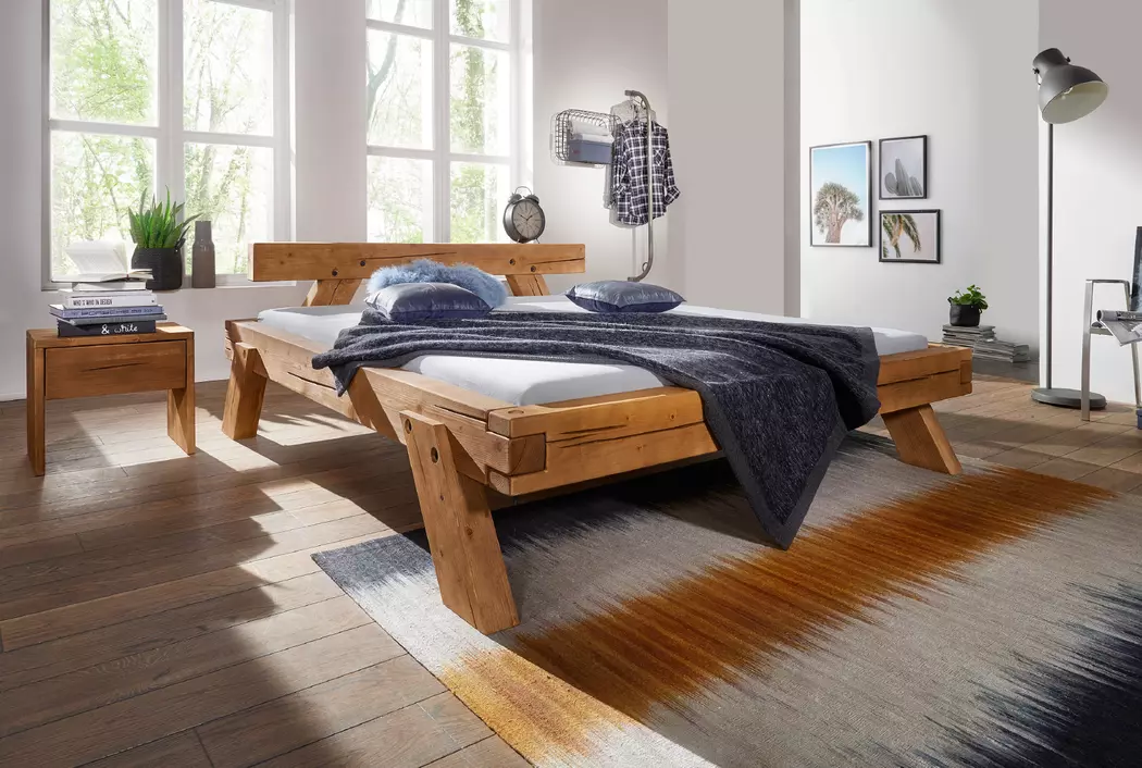 Massivholzbett BE-0281 180 x 200 cm