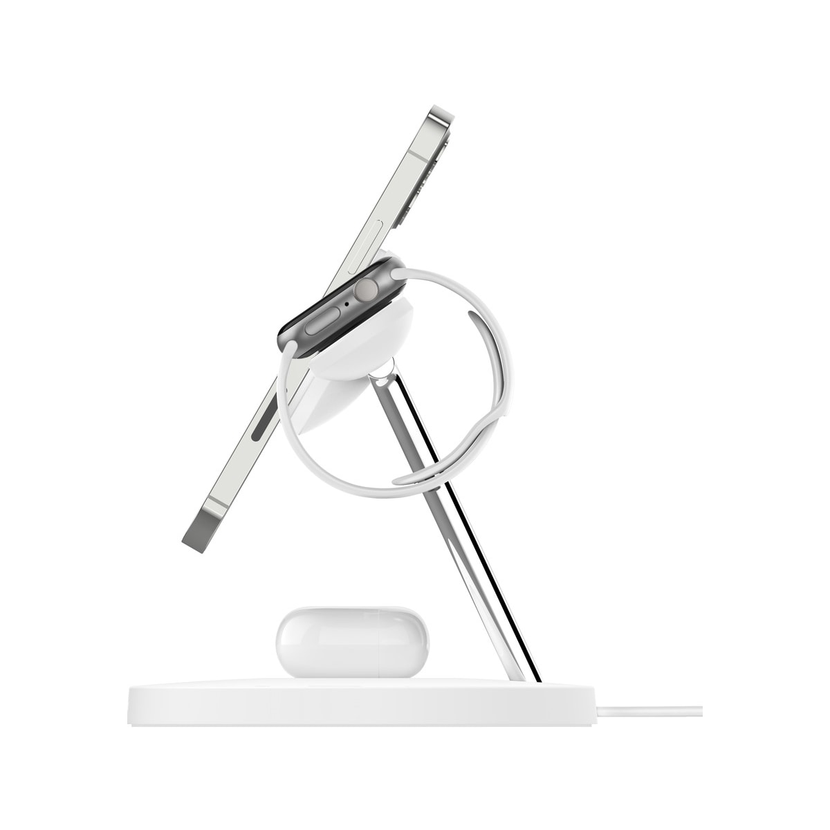 Belkin 3-i-1 MagSafe Compatible Qi2 lader, 15W