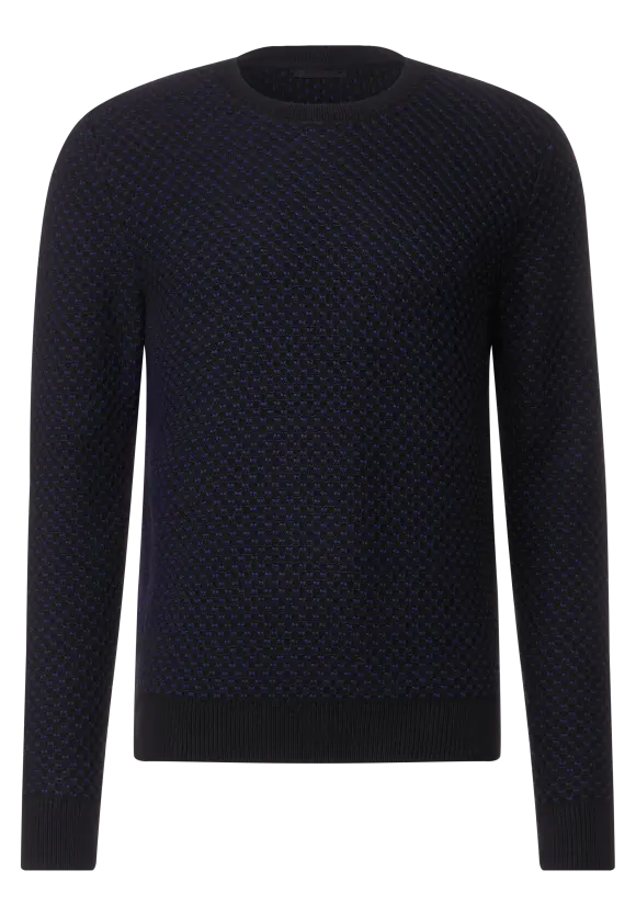 Pullover im Wollmix - Black