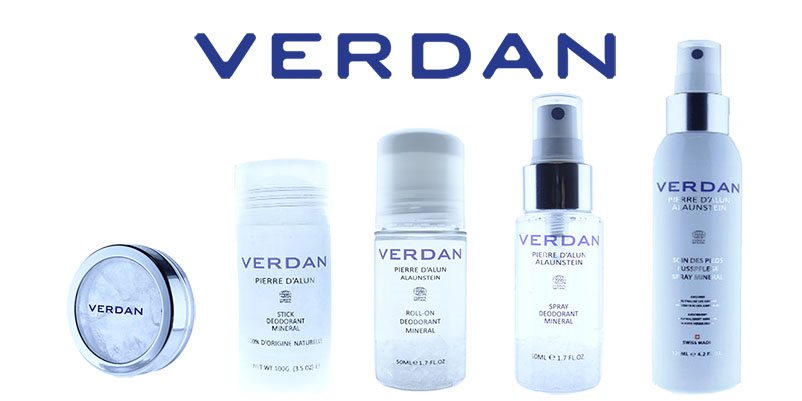 VERDAN Alaunstein Grad A  Marmor Deodorant Stick Mineral 100% natural origin Ecocert Stick 75 g