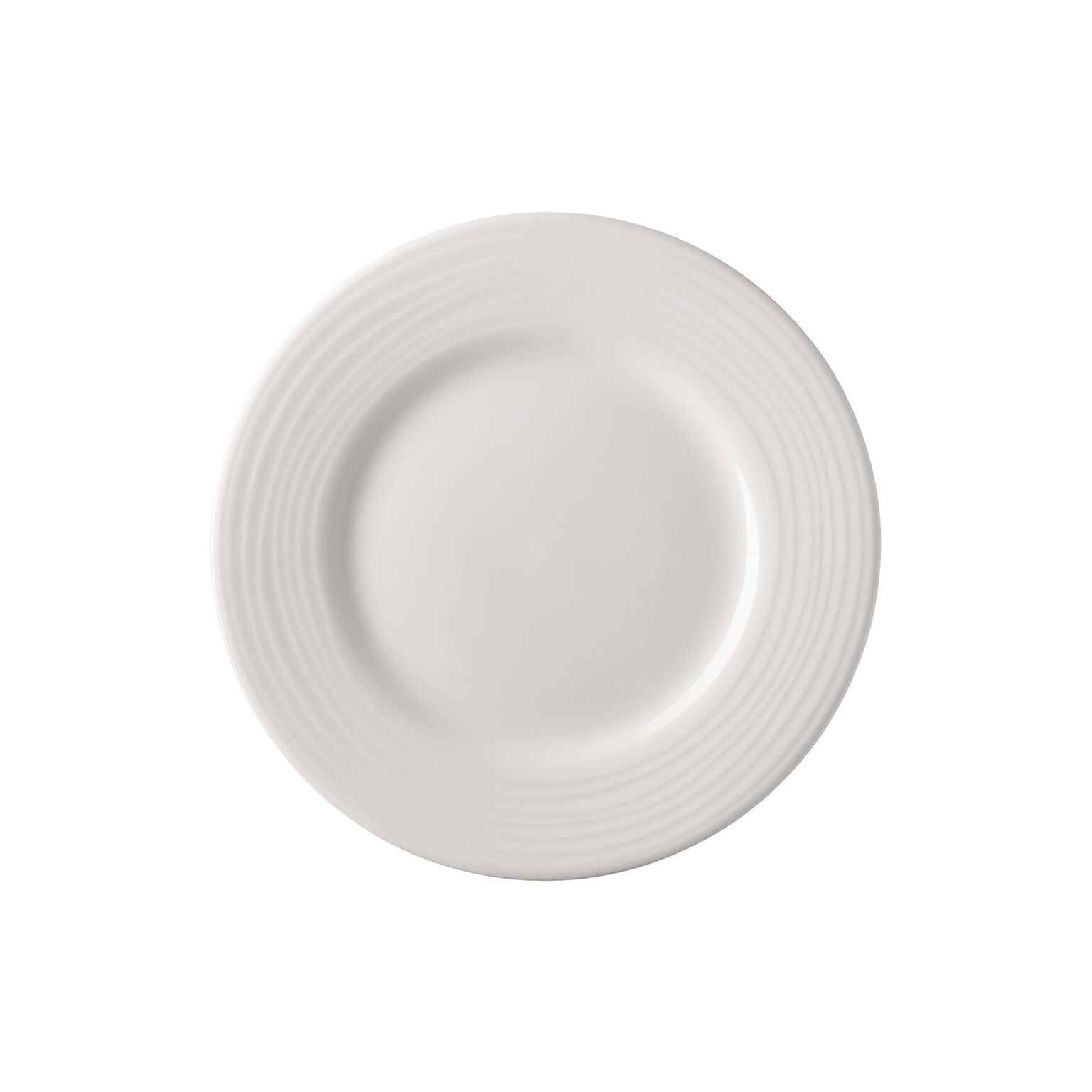 Jade Linea Bone China Weiss Frühstücksteller 23 cm Fahne