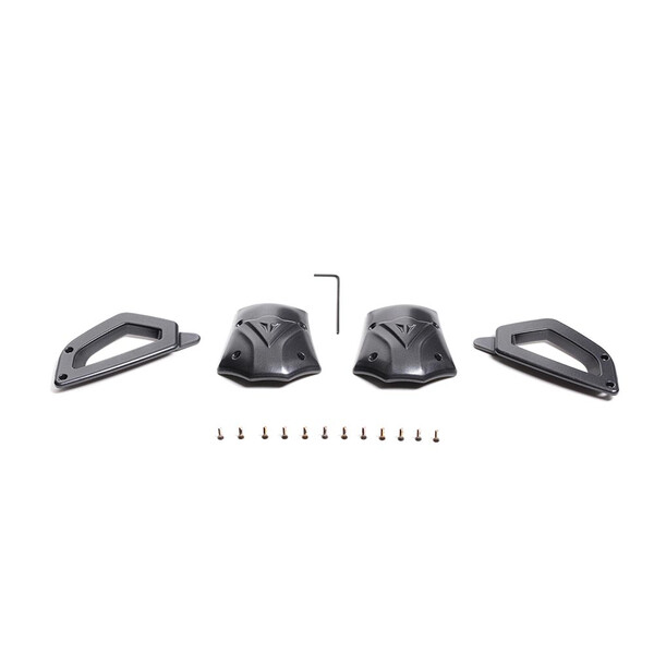 Dainese - Kit sliders Heel Magnésium 2024 pour bottes Axial 2/Axial 2 Air Gris
