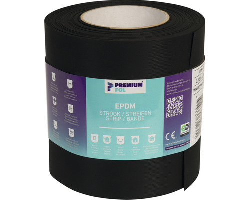 EPDM vochtwerende laag 20 m x 15 cm x 0,5 mm
