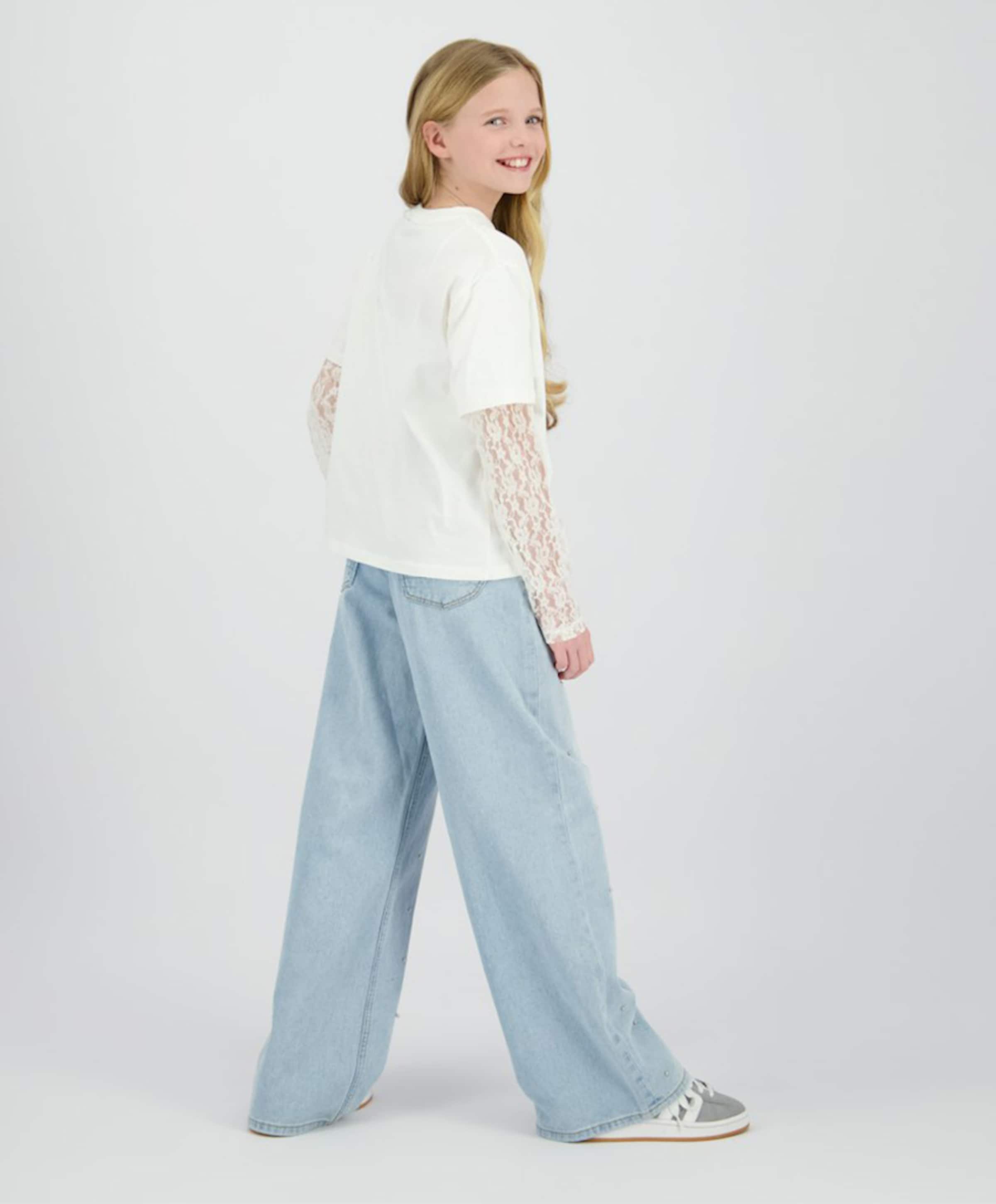 Raizzed Meisjes longsleeve wit