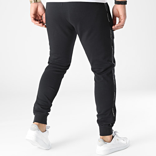 Pantalon Jogging A Bandes MMFP00335 Noir