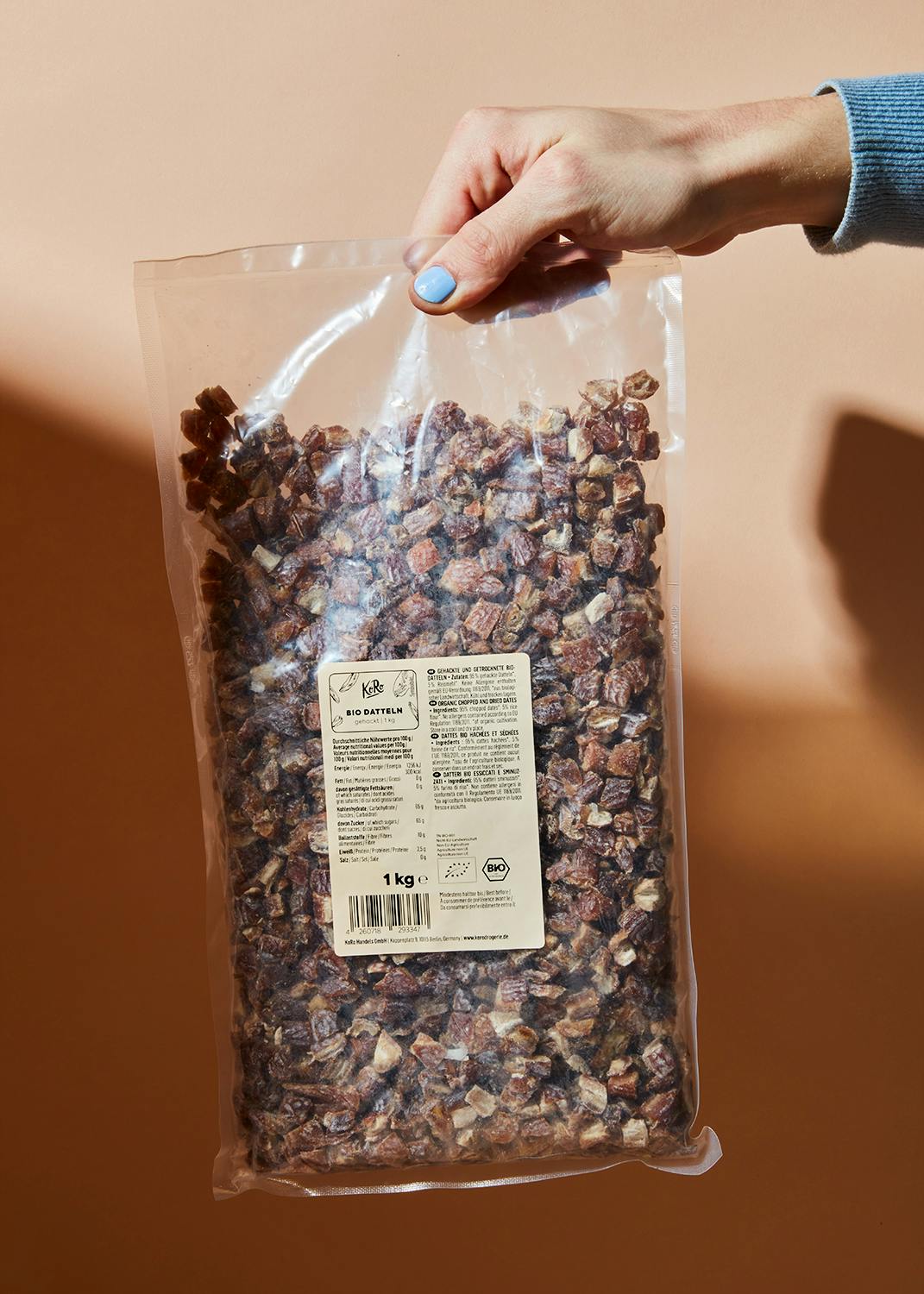 Gehackte Bio Datteln 1 kg