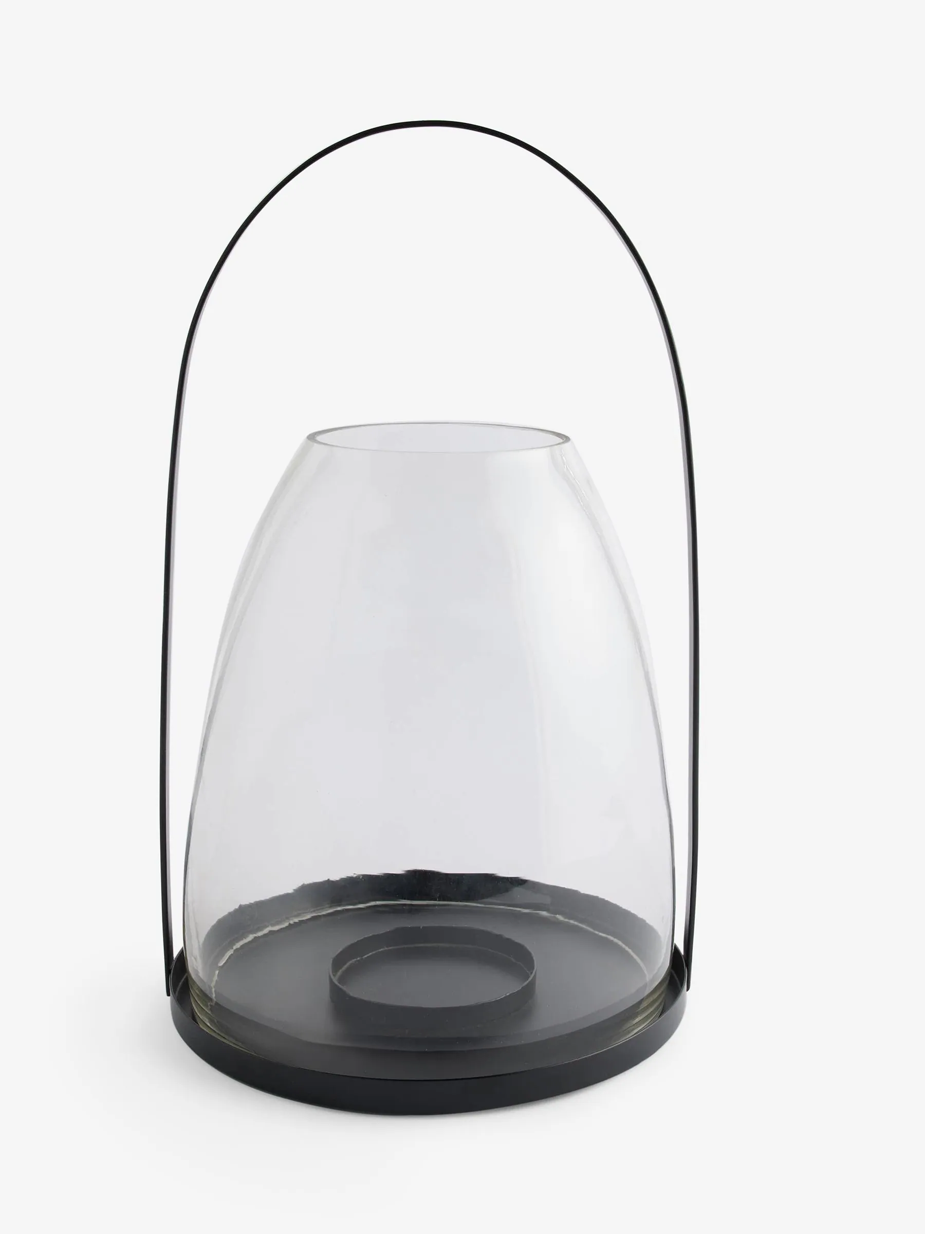 Metal Curved Handle Lantern