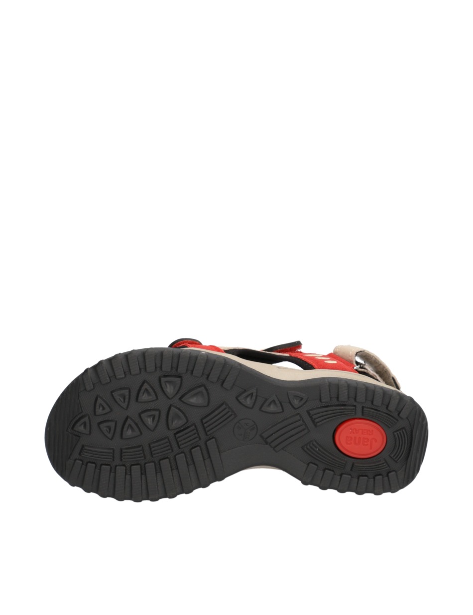 Veloursleder Sandale