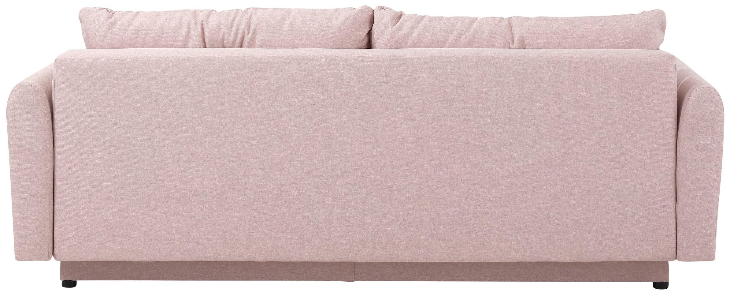 Home affaire Schlafsofa »Scandic« inkl. 2 Zierkissen und Bettkasten, Knopfheftung in Rückenkissen