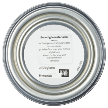Karwei binnenlak zijdeglans zwart 250 ml