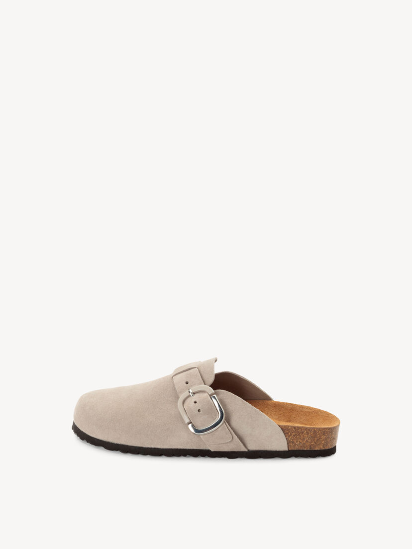 Leren Slipper - grijs