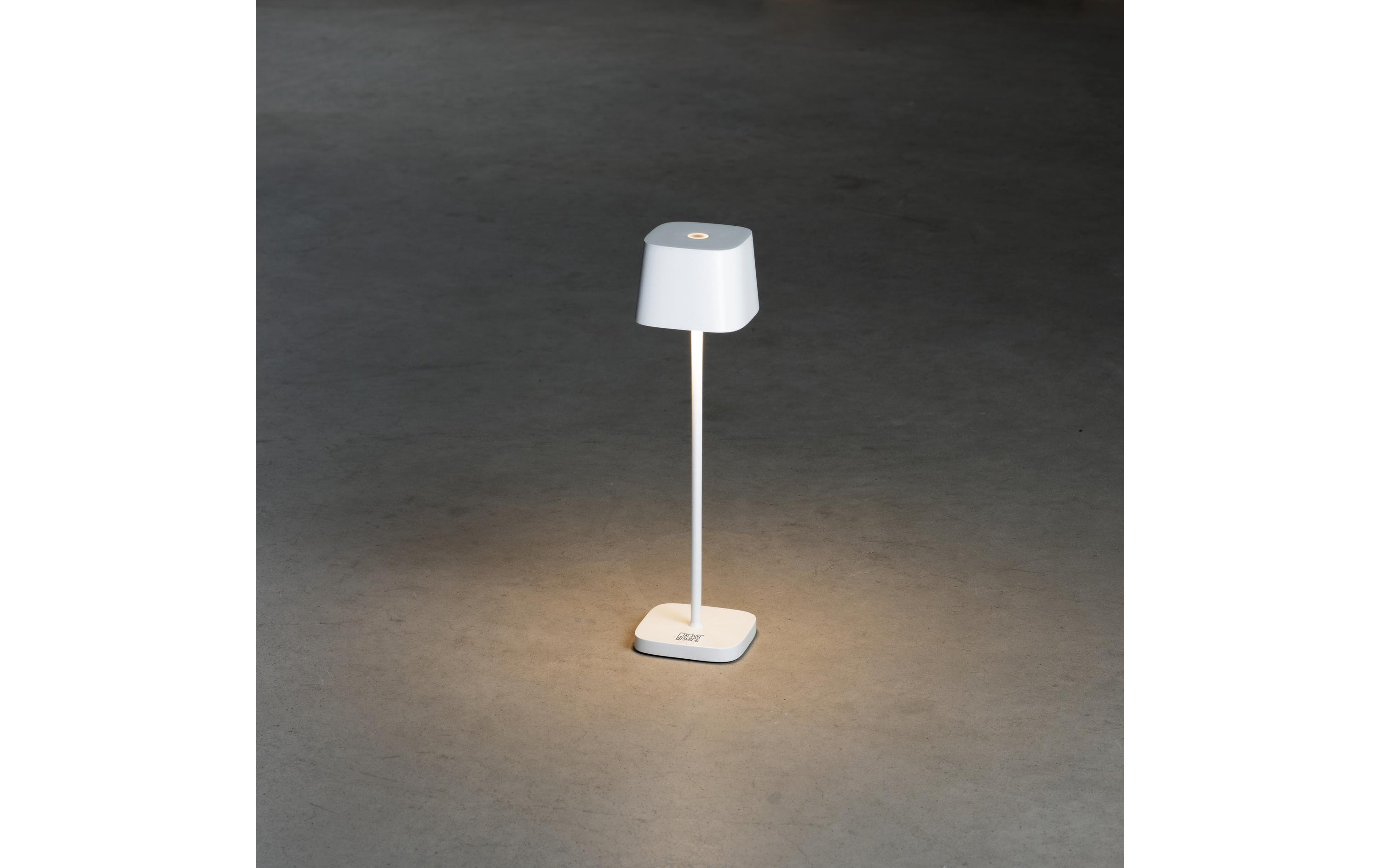 Akku-Tischleuchte Capri Mini USB, 2200-3000K, 2.2 W, WeissOutdoor-Leuchte