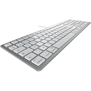 Clavier Cherry KC 6000C FOR MAC - Clavier design ultra-plat avec disposition Mac et port USB-C