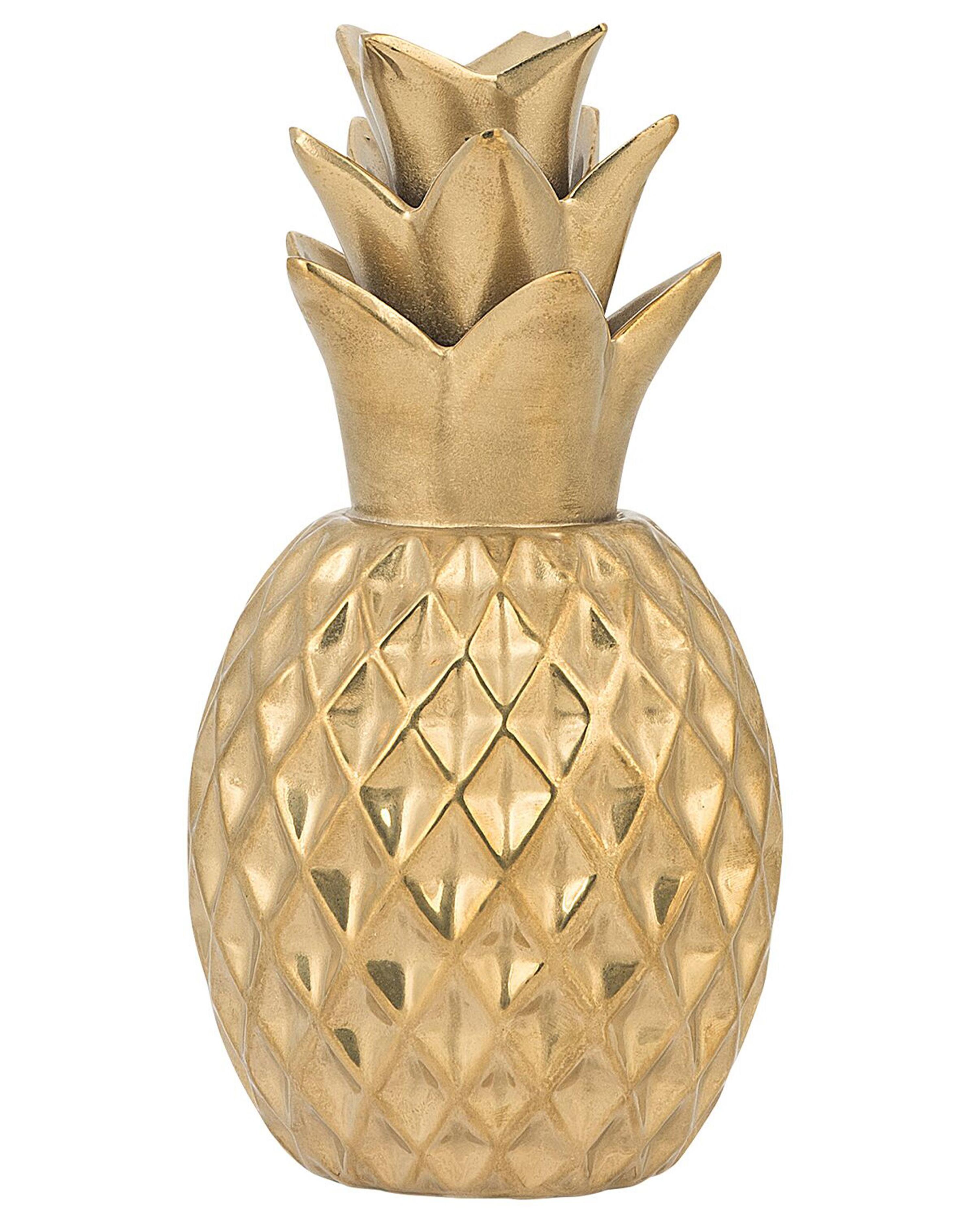 Figuur Ananas TYANA Keramiek Goud