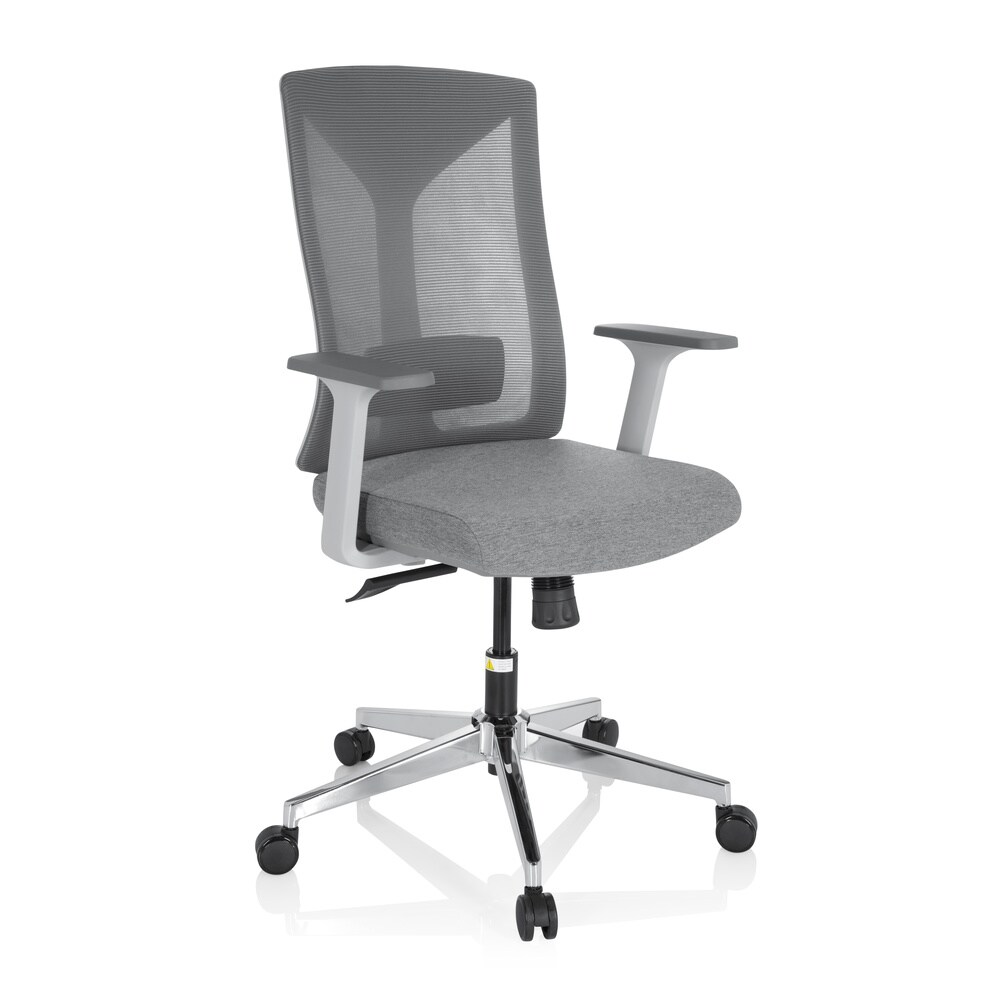 Profi Bürostuhl HALIFAX Stoff/Netzstoff mit Armlehnen hjh OFFICE