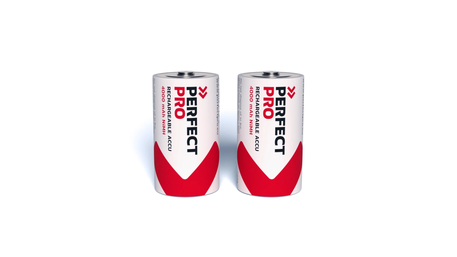 PerfectPro B-C2 Batterij NiMH 4000 mAh, 2 stuks C