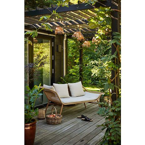 Lissabon loungesofa inkl. hynde - natur