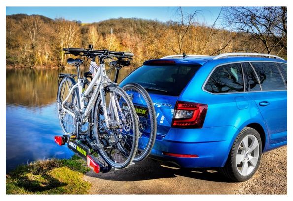 Porte-Vélos sur Boule D'Attelage Buzz Rack Eazzy 2 - 13 broches - 2 vélos Noir