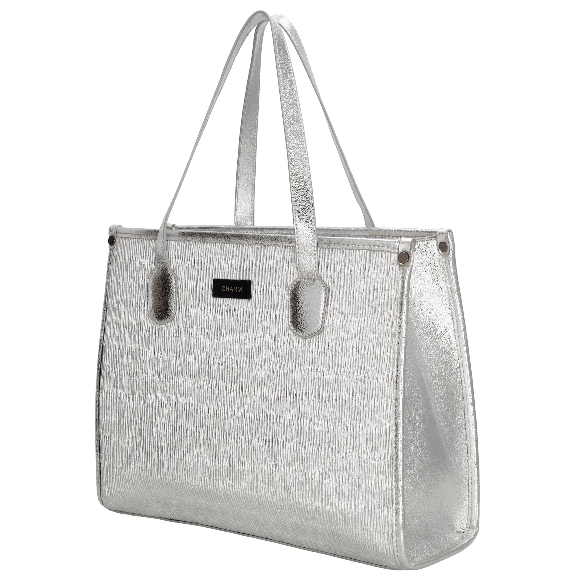 Charm London Kingsway Shopper Zilver