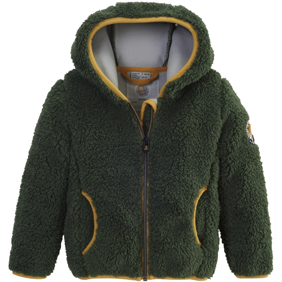 killtec Fleecejacke mit Kapuze waldgrün