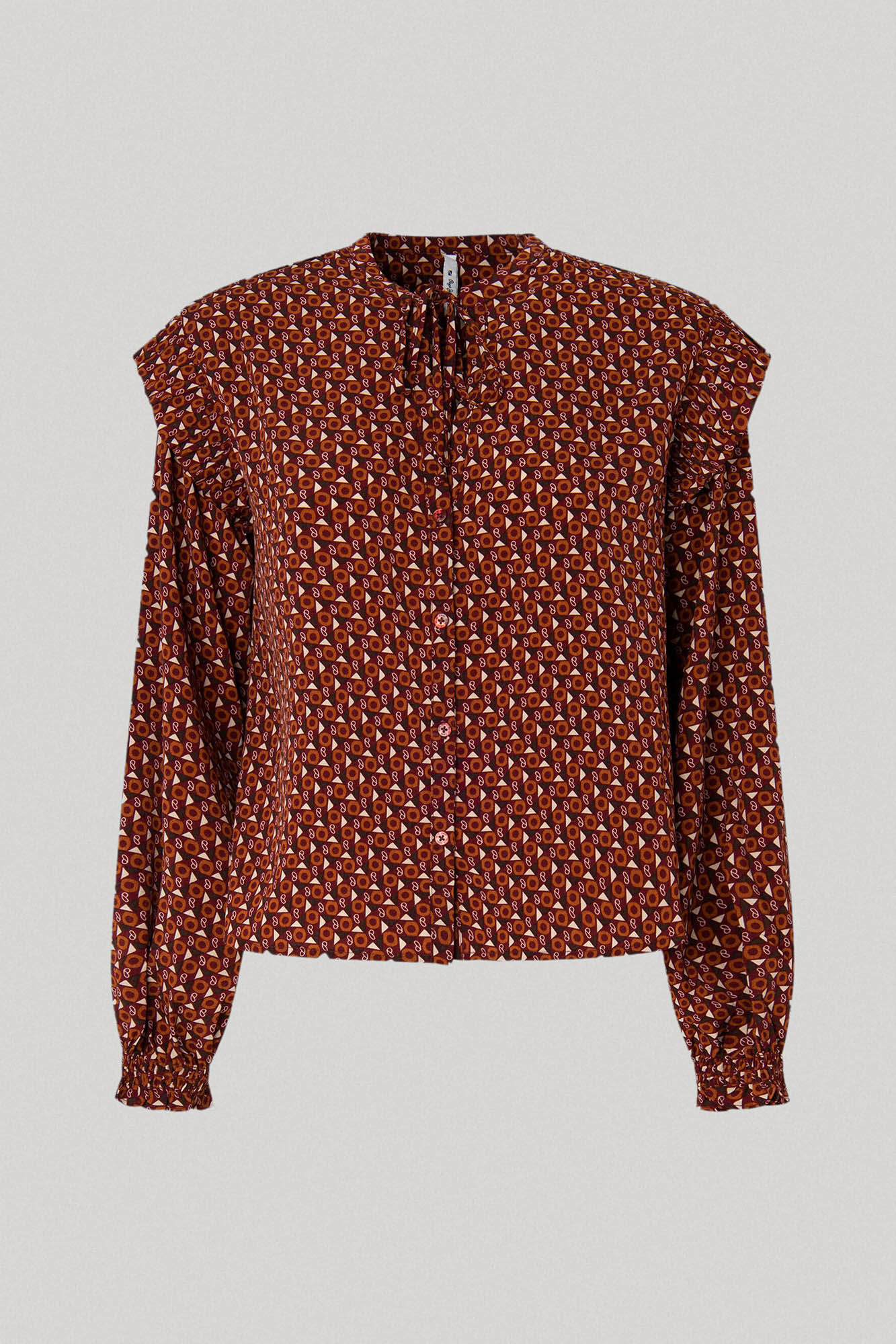 Blusa com estampa geométrica