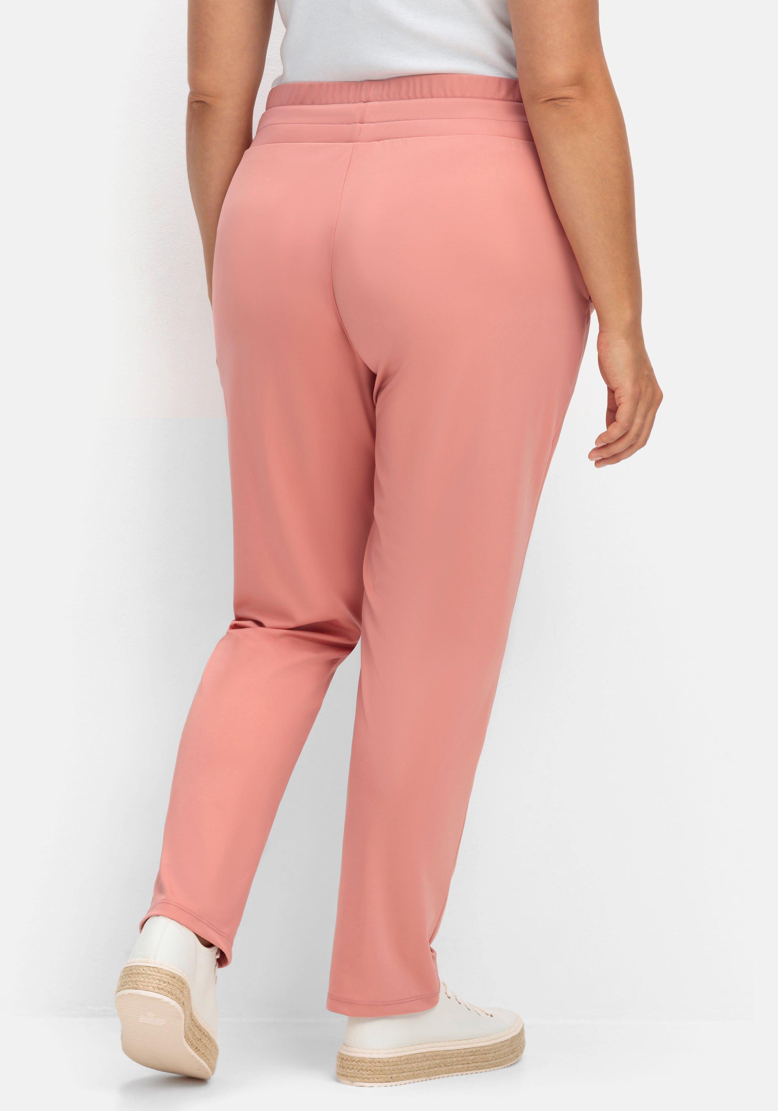 Joggpants mit Rundum-Dehnbund und Bindeband
