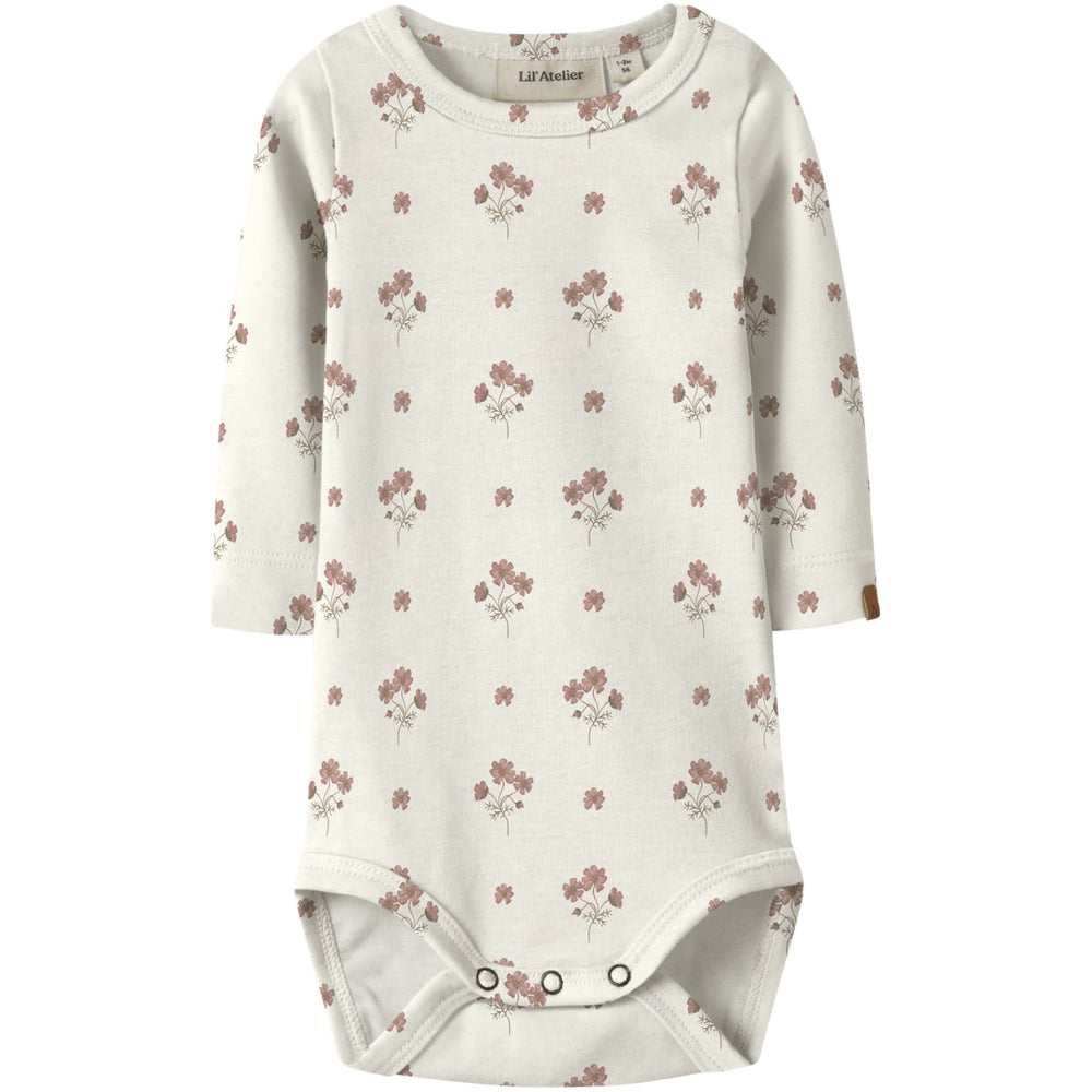 Køb Lil'Atelier Coconut Milk Flower Pink Nbflayo Sig Ls Slim Body Lil