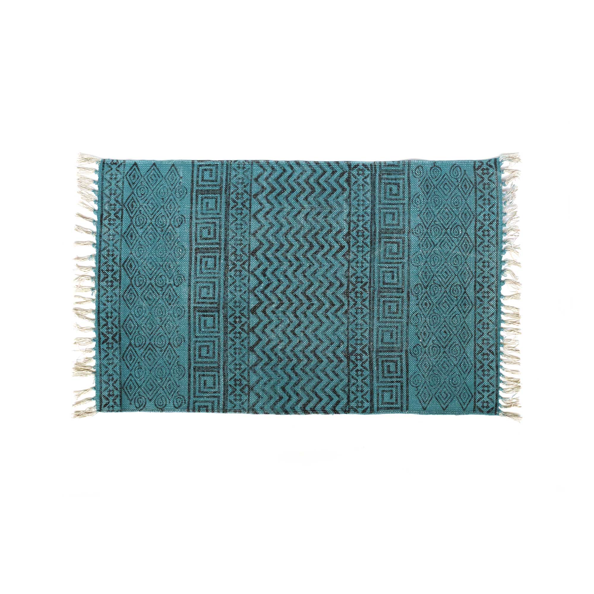 Mini-Rug 'Anika', handbedruckt, B 90 cm, L 60 cm von fischer's lagerhaus