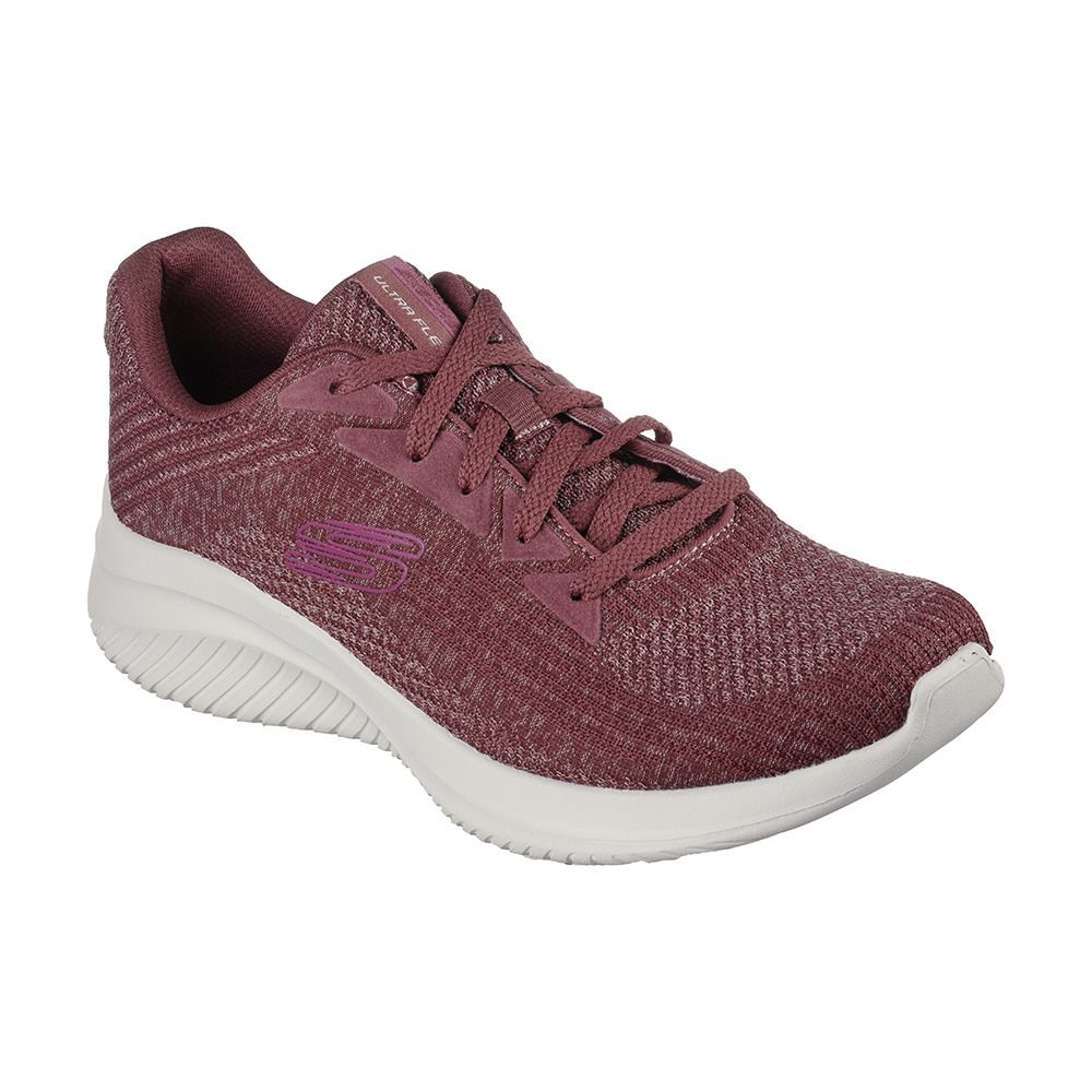 Skechers ULTRA FLEX 3.0 BEST TIME - Chaussures fitness Femme dark mauve