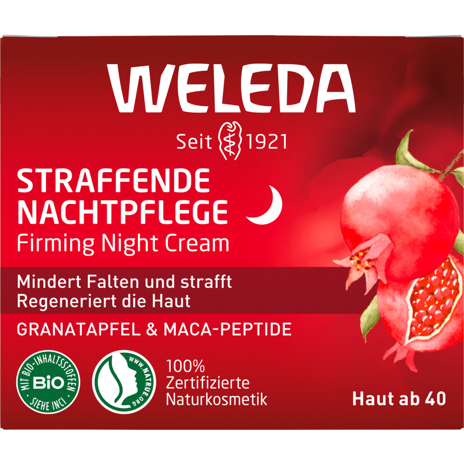 Weleda Straffende Nachtpflege Granatapfel & Maca-Peptide