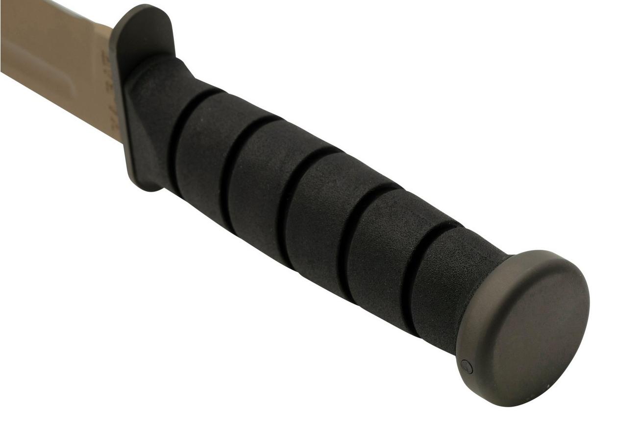 Spartan KA-BAR SB54 CPM MagnaCut, Flat Dark Earth, Kydex Sheath, vaststaand mes