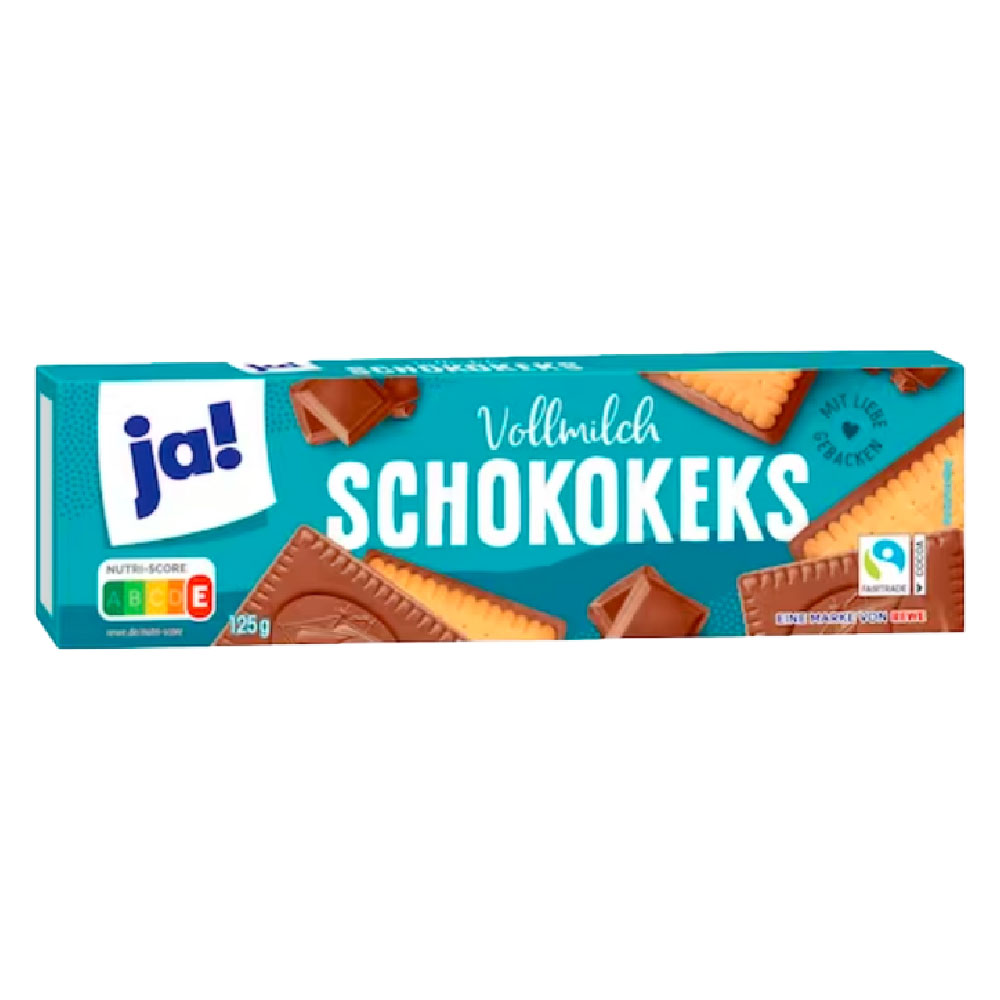 ja! Vollmilch Schokokeks 125g MHD:1.9.25