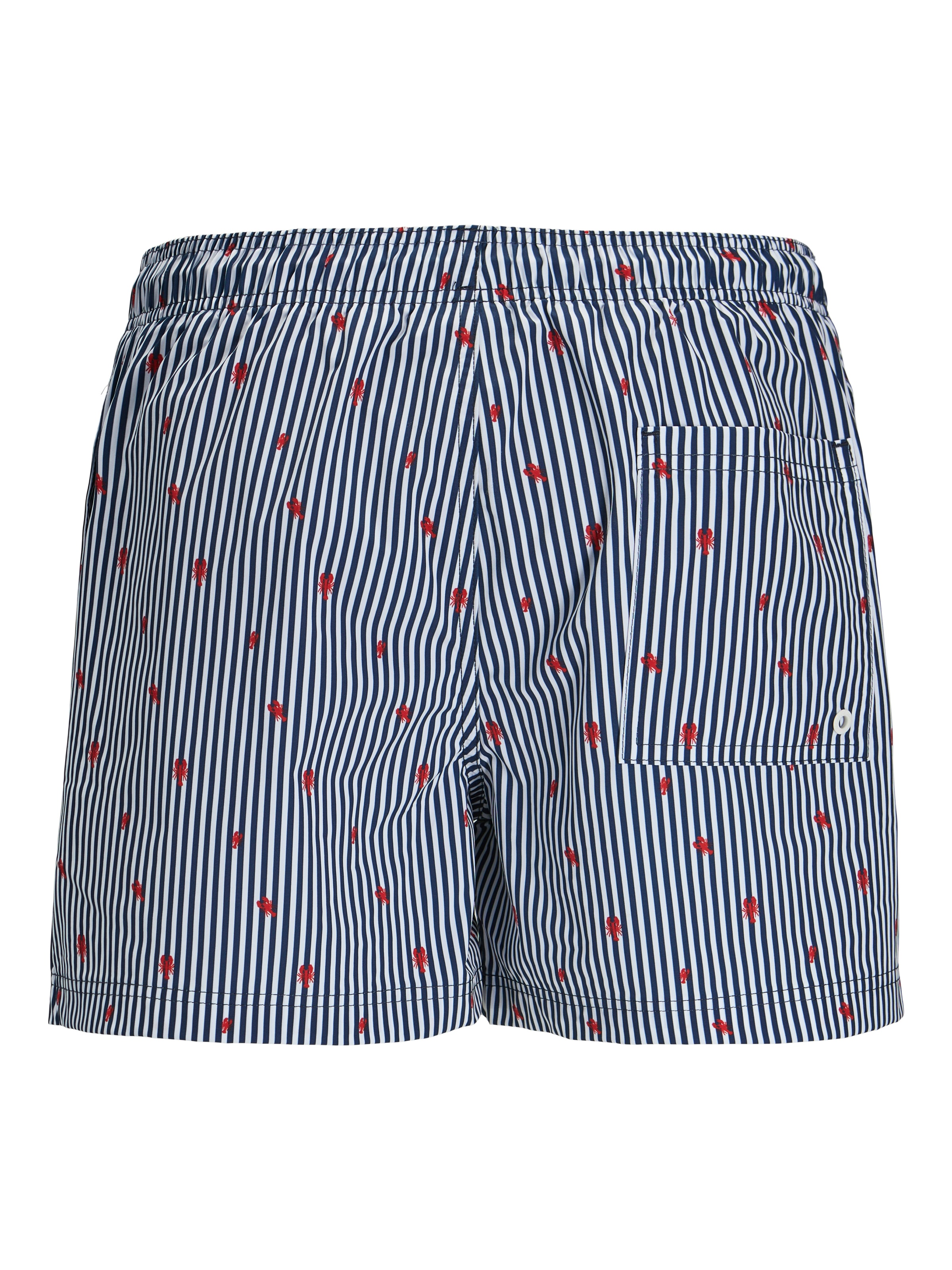 Jack & Jones Badeshorts »JPSTMAUI JJSWIM MINI STRIPE AKM SN«