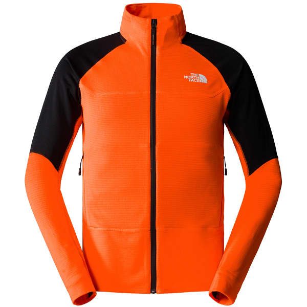 Veste polaire randonnée THE NORTH FACE M BOLT POLARTEC JKT SHOCKING ORANGE/TNF BLACK