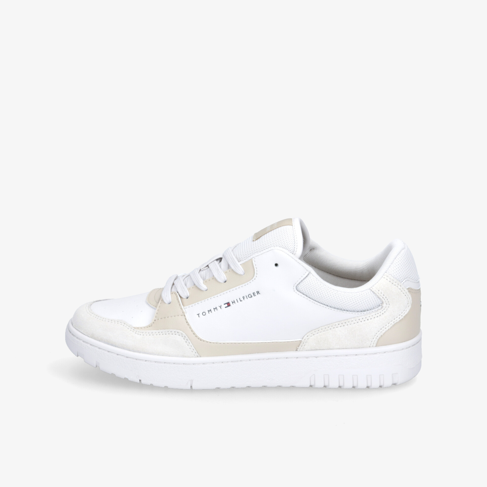 TOMMY HILFIGER Essential Basketball Herren Sneaker Low weiß