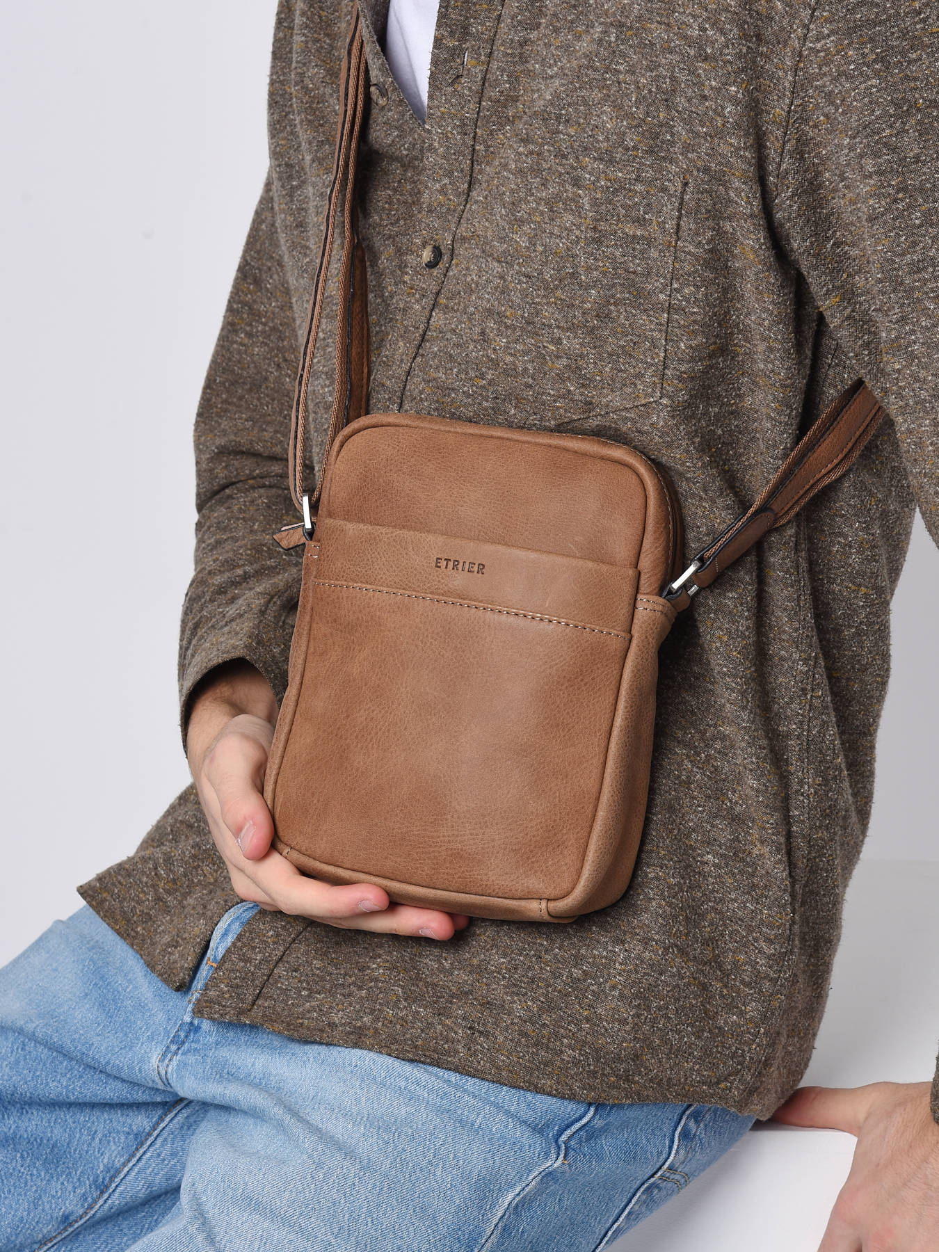 Sac bandoulire Spider cuir ETRIER