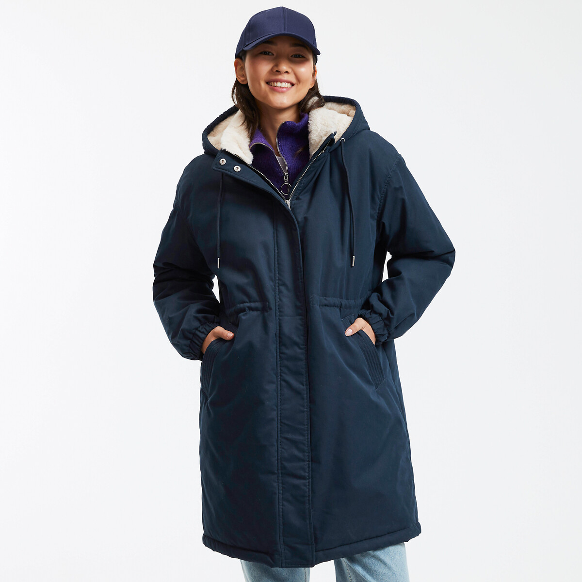 COLEÇÕES LA REDOUTE<br>Parca longa com vasto kap, volop inverno